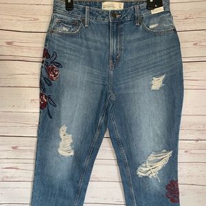 Abercrombie and Fitch Embroidered Girlfriend